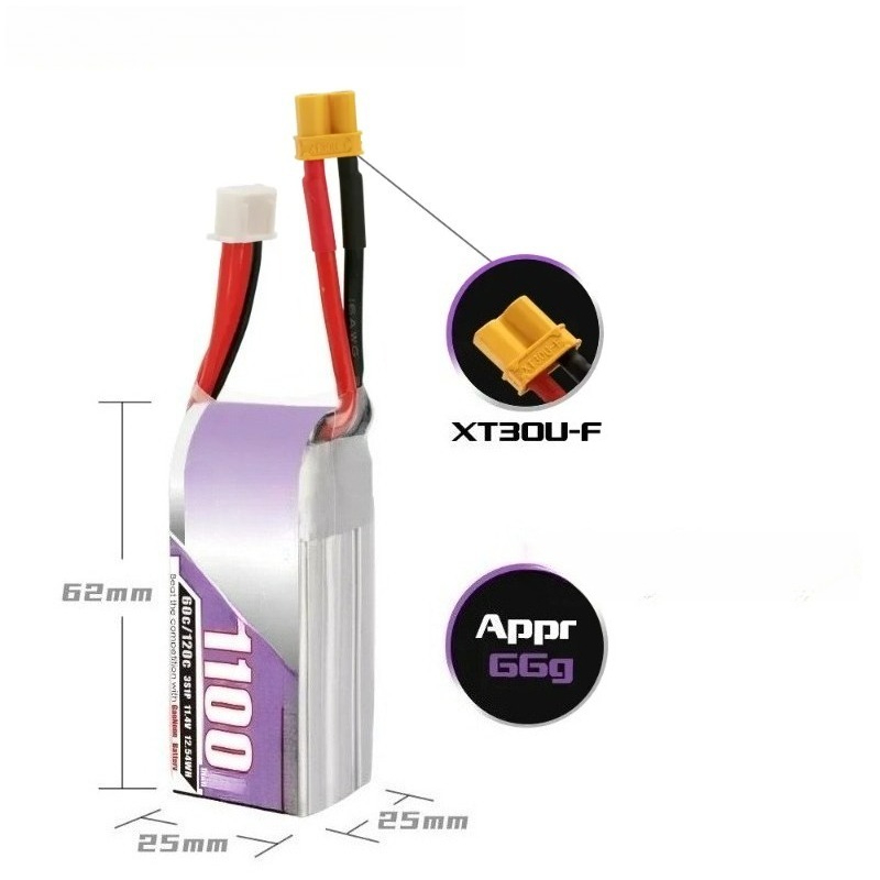 Akumulator Lipo 3S 1100mAh 60C – Drone Battery 3S recenzja i cena